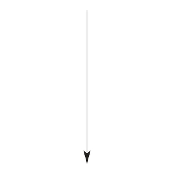 LANDAU trokár öblítőcsatlakozó nélkül – 15.5 cm; 2 mm