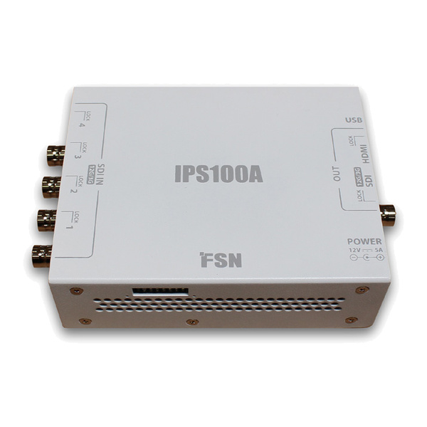 FSN IPS100A 4K videojel-átalakító, Quad SDI – 12G-SDI / HDMI 2.0